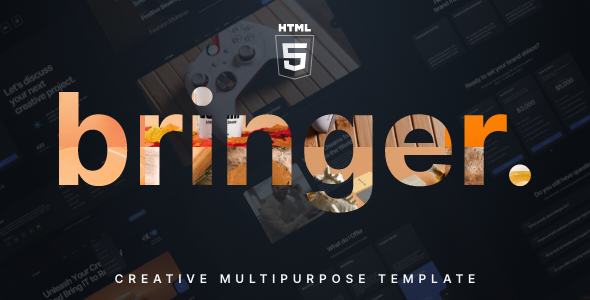 Bringer - Creative Agency & Portfolio HTML Template by shadow-themes