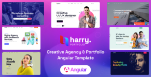 Harry - Creative Agency & Portfolio Angular 17 Template by Theme_Pure