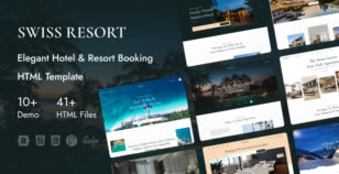 Swiss Resort - Hotel & Resort Booking HTML Template by CreativeLayers