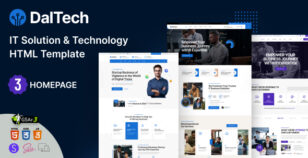 Daltech - IT Solution and Technology HTML Template by modinatheme