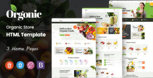 Orgonic - Organic Store HTML Template by KodeSolution
