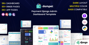 Dompet - Payment Django Admin Dashboard Template by dexignlabs