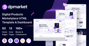 DpMarket – Digital Products Marketplace Html5 Template With Dashboard by wowtheme7