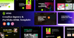 Vexa - Creative Agency & Portfolio Bootstrap 5 Template by alithemes