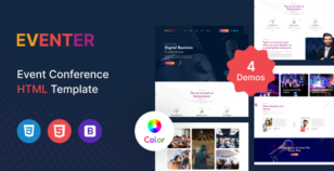 Eventer - Event Conference HTML Template by TonaTheme