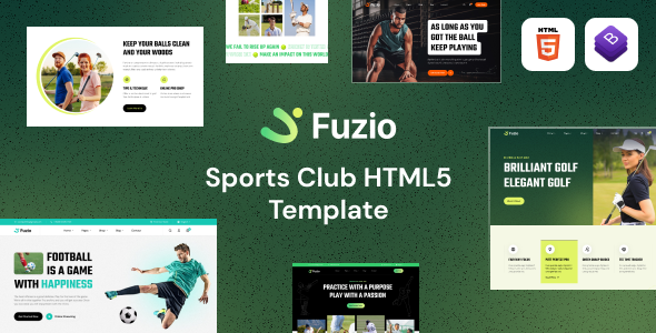 Fuzio - Sports Club HTML5 Template by theme-village