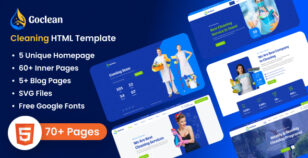 Multipurpose Cleaning Service and Renovation HTML Template | Go Clean by The_Krishna