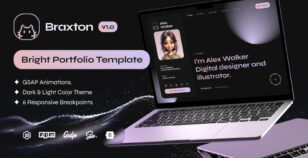 Braxton - Personal Portfolio & Resume HTML Template by mix_design