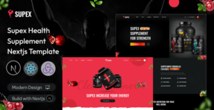 Supex – Health Supplement React Next js Template by EaglesThemes