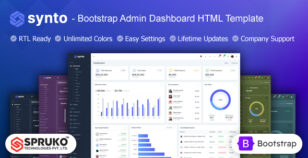 Synto - Bootstrap Admin Dashboard HTML Template by SprukoTechnologies