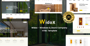 Widox – Windows & Doors Company HTML Template by HixStudio