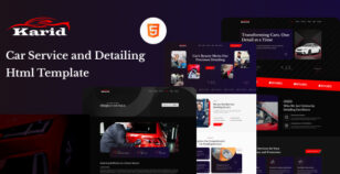 Karid - Car Service and Detailing HTMLTemplate by binary-vines