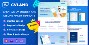 CVLand - CV Builder & Resume Maker Bootstrap Template by SemoThemes
