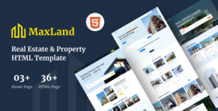 MaxLand - Real Estate & Property HTML Template by ThemeFax