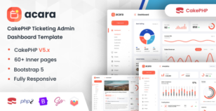 Acara - CakePHP Ticketing Admin Dashboard Template by DexignZone