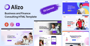 Alizo - Business & Finance Responsive HTML5 Template by HixStudio