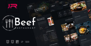 Beef - Modern Restaurant Template by jrtemplate
