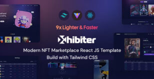 Xhibiter | NFT Marketplace ReactJS Template by elite-themes24