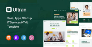 Ultran | Saas, Apps & Startup HTML Template by capricorn-studio