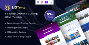LISTomg - Directory & Listings HTML Template by ThemeFax