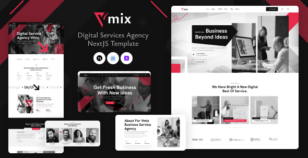 Vmix - Digital Services Agency NextJs Template by CodexShaper