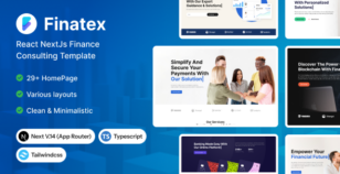 Finatex - React NextJs Finance Consulting Template by Avitex