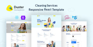 Duster - Cleaning Services React Template by themexshaper
