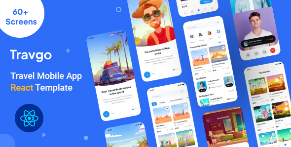 Travgo - Travel Mobile App React Template by rk_theme