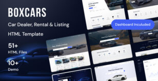 Boxcar- Car Dealer, Rental & Listing HTML Template by CreativeLayers