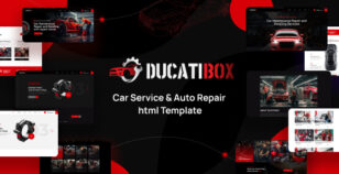 Ducatibox - Car Service & Auto Repair HTML Template by wpthemebooster