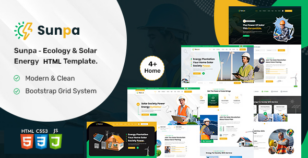 Sunpa - Ecology & Solar Energy HTML5 Template by DesignCurved