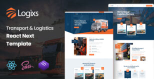 Logixs - Transport & Logistics React Template by KodeSolution