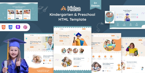 Kidsa - Kindergarten & School HTML5 Template by Gramentheme