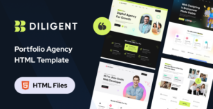 Diligent - Creative Agency & Portfolio HTML Template by Thememx