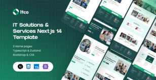 Itco - IT Solutions & Services Nextjs 14 Template by qubohub