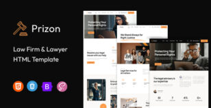 Prizon | Law Firm & Lawyer HTML Template. by capricorn-studio