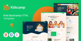 Kidscamp - Kids Bootcamp HTML Template by arntechbd