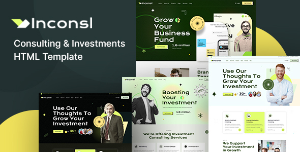 Iconsl - Investment Consulting HTML Theme by TheMazine