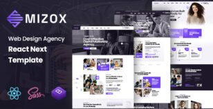 Mizox - Web Design Agency React Template by KodeSolution