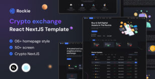 Rockie - Crypto exchange React NextJS Template by themesflat
