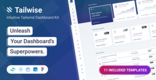 Tailwise - React Typecript Admin Dashboard Template by Left4code