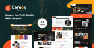 Careox - Non Profit Charity HTML Template by bracket-web