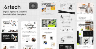 Artech - Digital Agency & Creative Portfolio HTML Template by UiThemez
