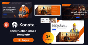 Konsta - Construction Company HTML5 Template by 4damsthemes