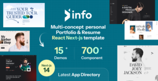 Info | Personal Portfolio React NextJs Template by wealcoder_agency