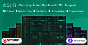 SCIFI - Bootstrap HTML Admin Dashboard Template by SprukoTechnologies