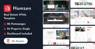 Homzen | Real Estate HTML Template by themesflat