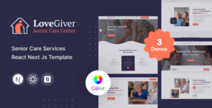 Lovegiver - Senior Care React Next Js Template by template_path