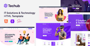 Techub – Technology & IT Solutions HTML Template by HixStudio