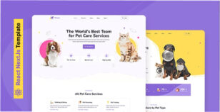 Petopia – Pet Care Service React NextJs Template by unlockdesign